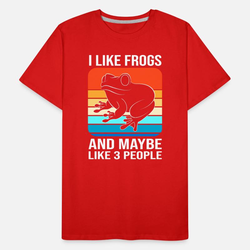 Tree Frog Frog Men's Premium Organic T-Shirt