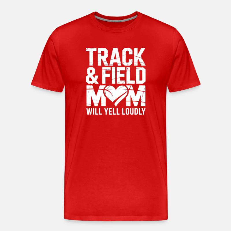 Leichtathletik Sprüche Leichtathletik Geschenk - Männer Premium Bio T-Shirt - Rot