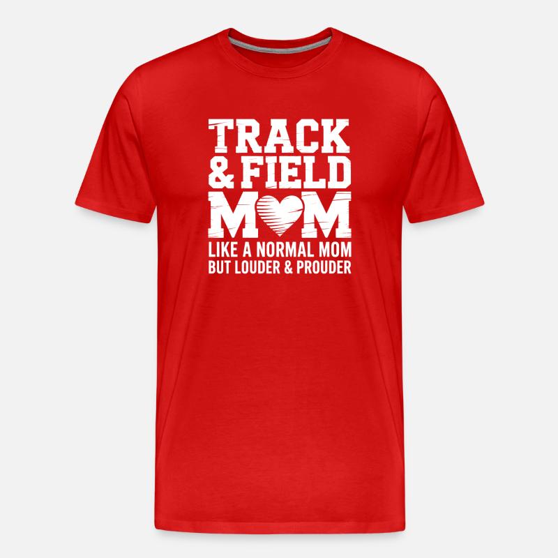Leichtathletik Sprüche Leichtathletik Geschenk - Männer Premium Bio T-Shirt - Rot