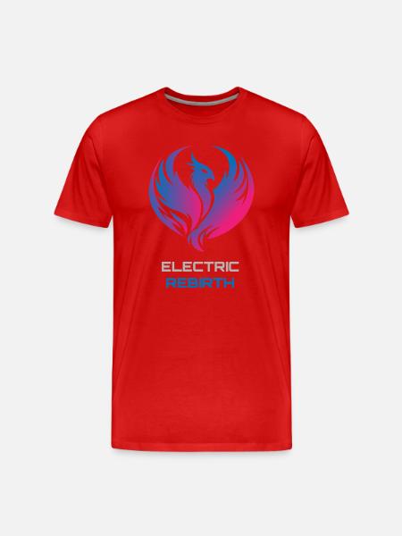 Phoenix Neon - Men's Premium Organic T-Shirt - red