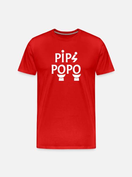 POPO! - Men's Premium Organic T-Shirt - red
