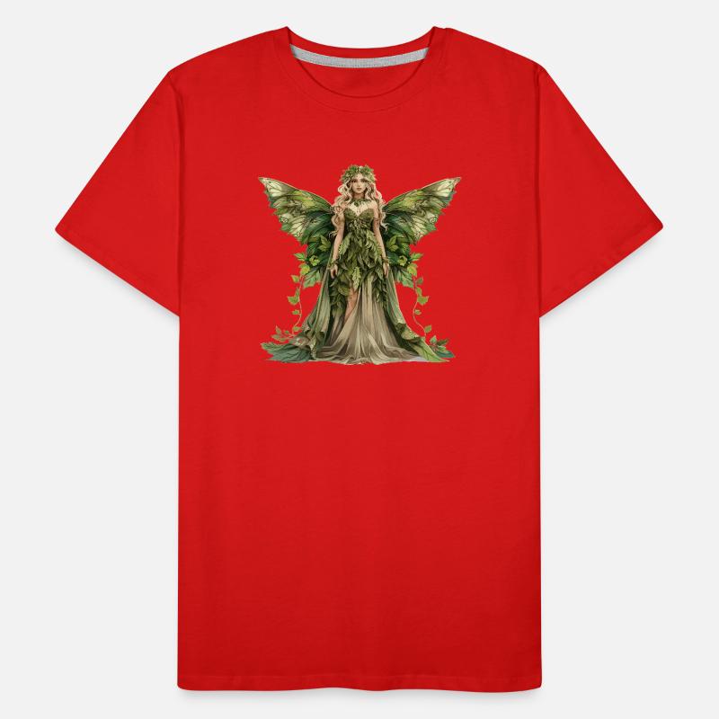 Forest Fairy Butterfly Men's Premium Organic T-Shirt