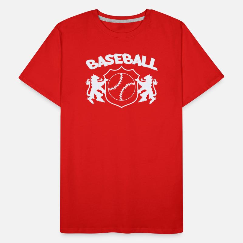 Baseball Crest Men's Premium Organic T-Shirt