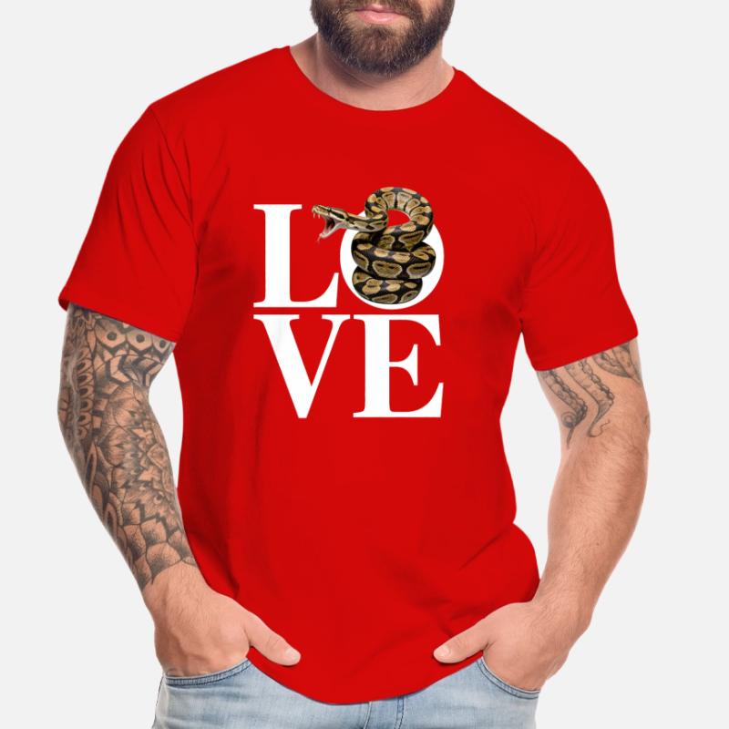 King Python Snakes LOVE Terrarium Python Men's Premium Organic T-Shirt