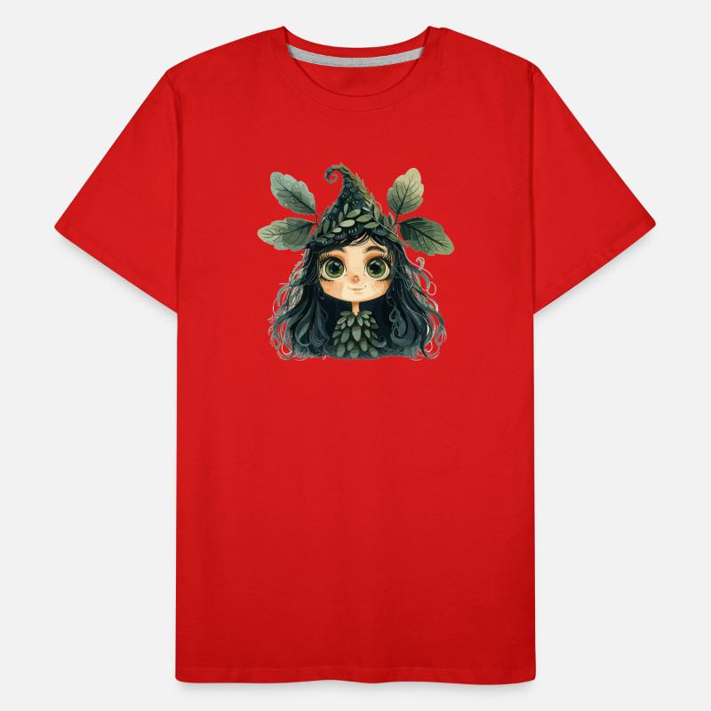 Leaf Queen, Forest Creature, Forest Fairy Men's Premium Organic T-Shirt