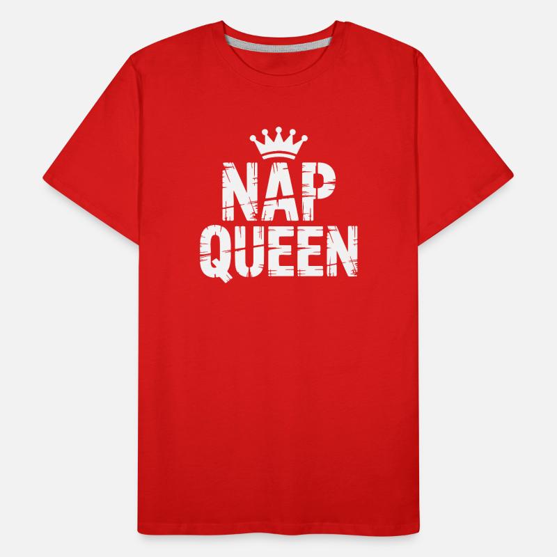 Nap Queen Krone Männer Premium Bio T-Shirt