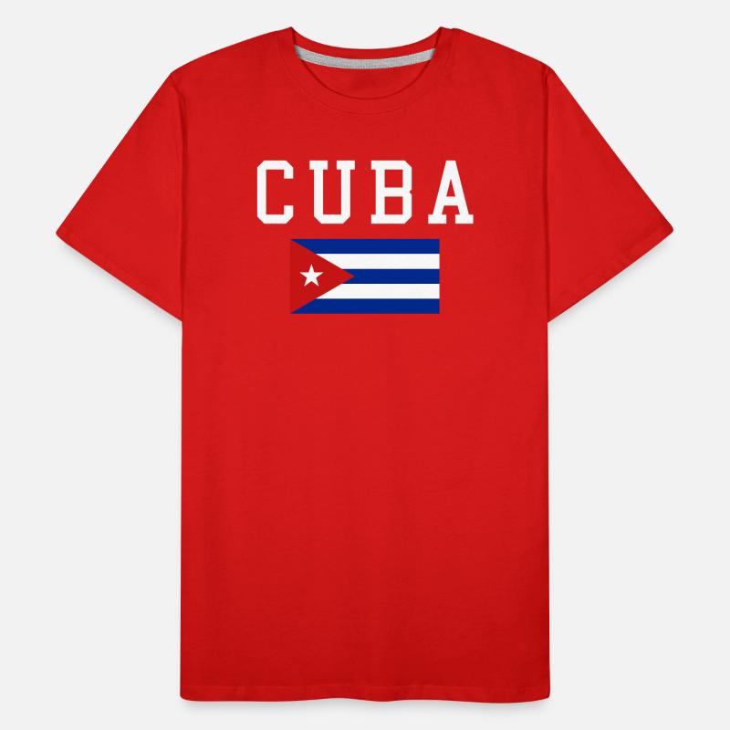 Drapeau cubain T-shirt bio Premium Homme