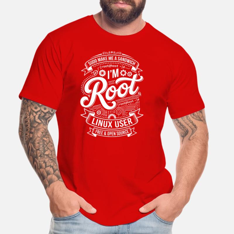 Ich bin Root – Linux User Männer Premium Bio T-Shirt