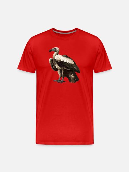 Vulture - Men's Premium Organic T-Shirt - red