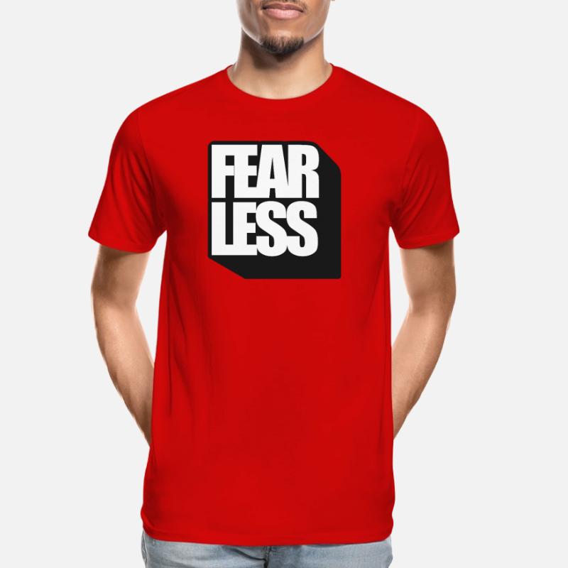 Fearless Bold Typography Men's Premium Organic T-Shirt