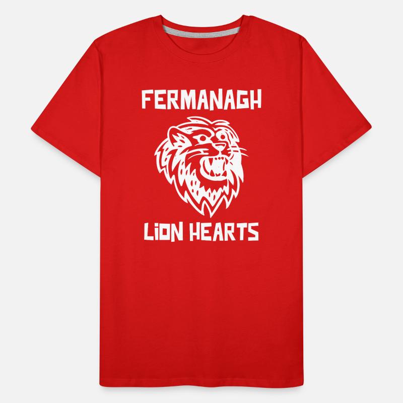 Fermanagh Löwenherzen Männer Premium Bio T-Shirt