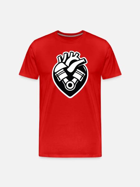 De l’essence dans le sang - T-shirt bio Premium Homme - rouge