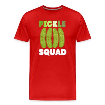 Essiggurke Gurke Gurken - Männer Premium Bio T-Shirt - Rot - Vorne - Damien (186cm)