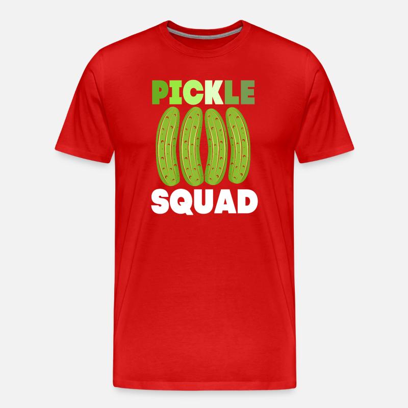 Essiggurke Gurke Gurken - Männer Premium Bio T-Shirt - Rot