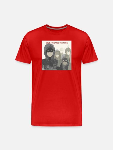 Masked Collective 2020 - Men's Premium Organic T-Shirt - red