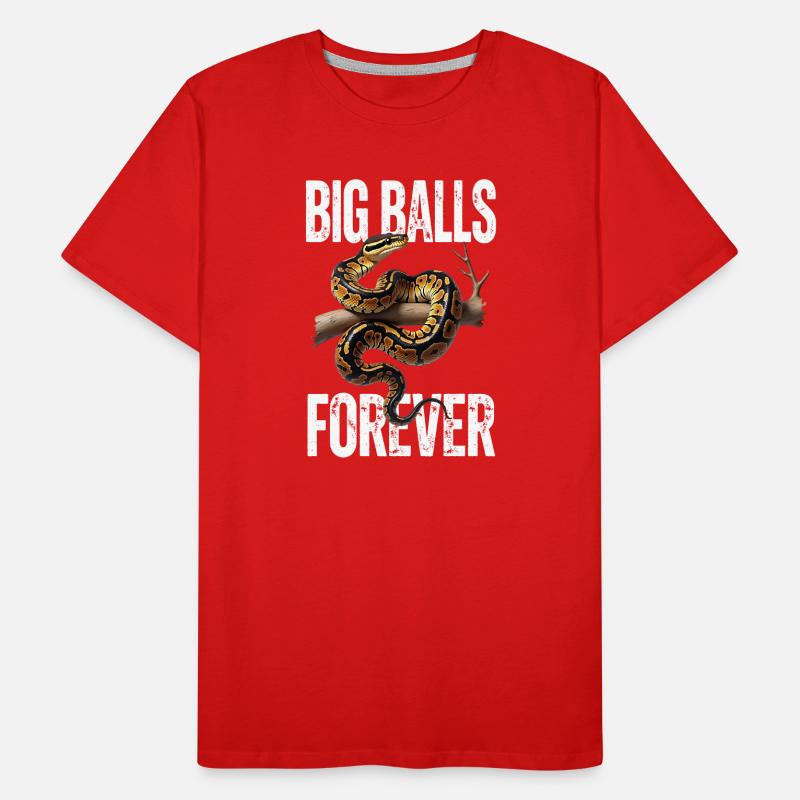 Königspython Schlangen Liebhaber Terrarium Python Männer Premium Bio T-Shirt