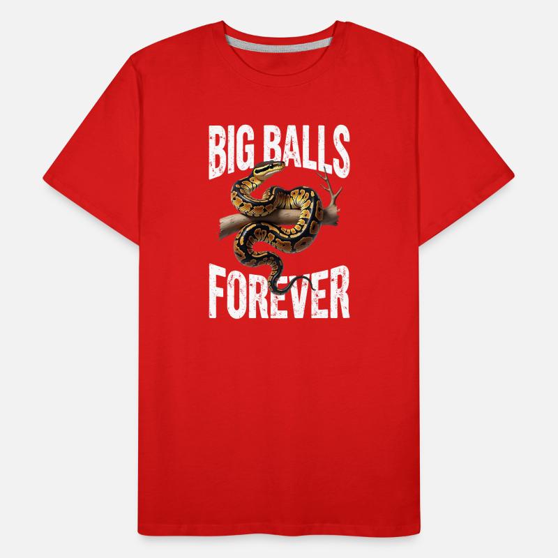 Königspython Schlangen Liebhaber Terrarium Python Männer Premium Bio T-Shirt
