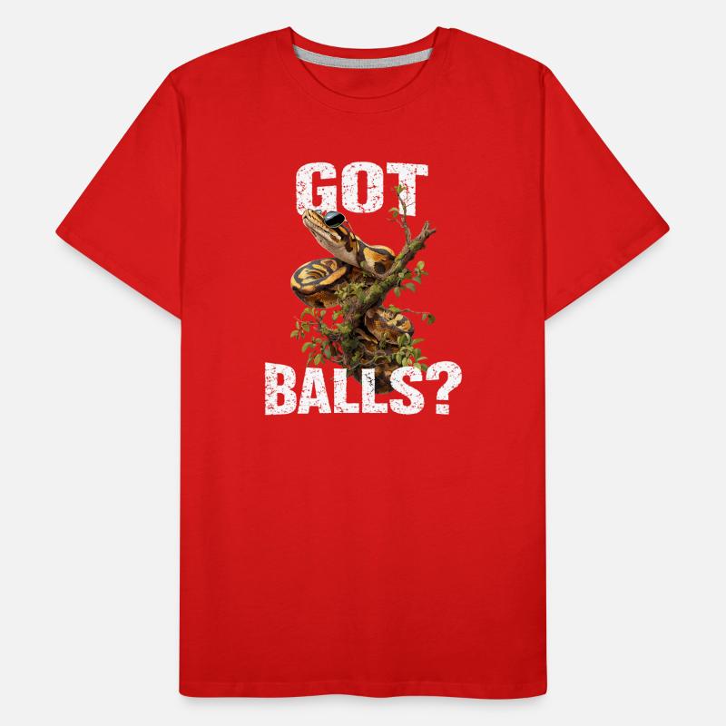 Python roi Serpents Amateurs de terrarium Python T-shirt bio Premium Homme