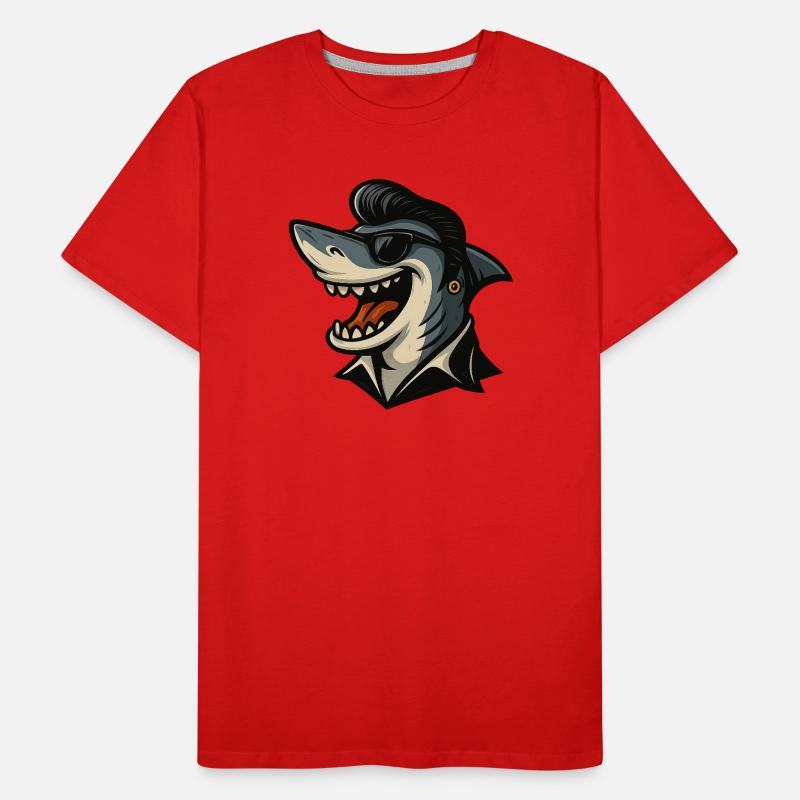 Hai mit Style Männer Premium Bio T-Shirt