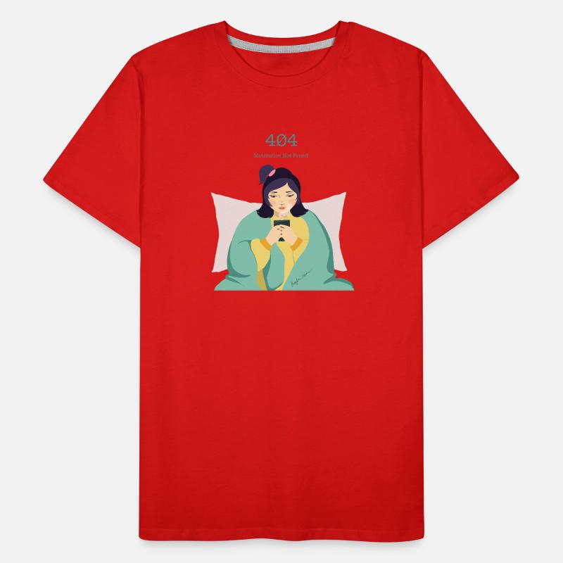 404 Motivation fehlt Männer Premium Bio T-Shirt