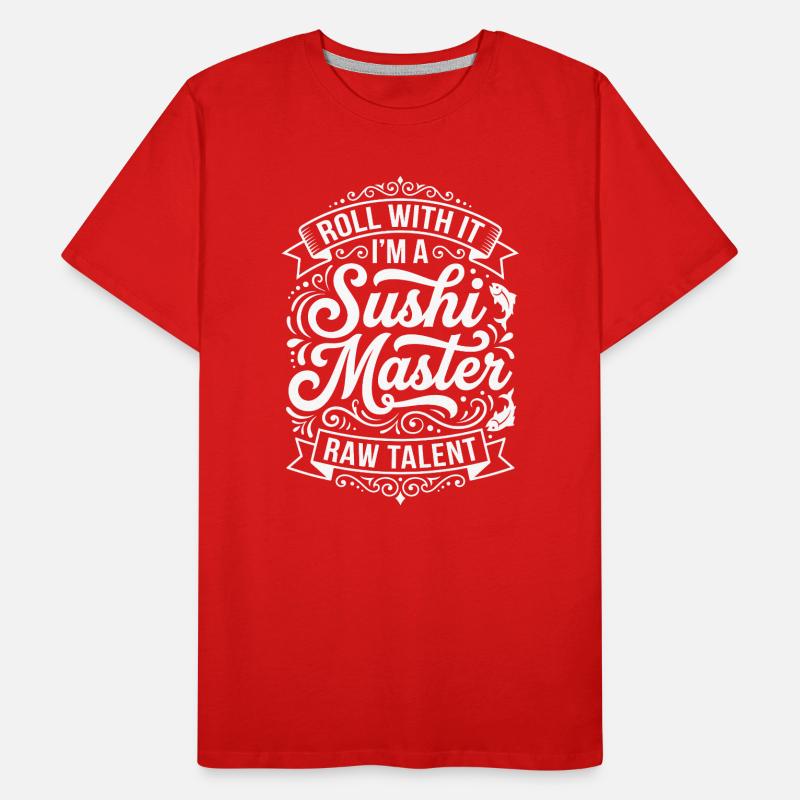 Sushi Master Roll avec Talent T-shirt bio Premium Homme