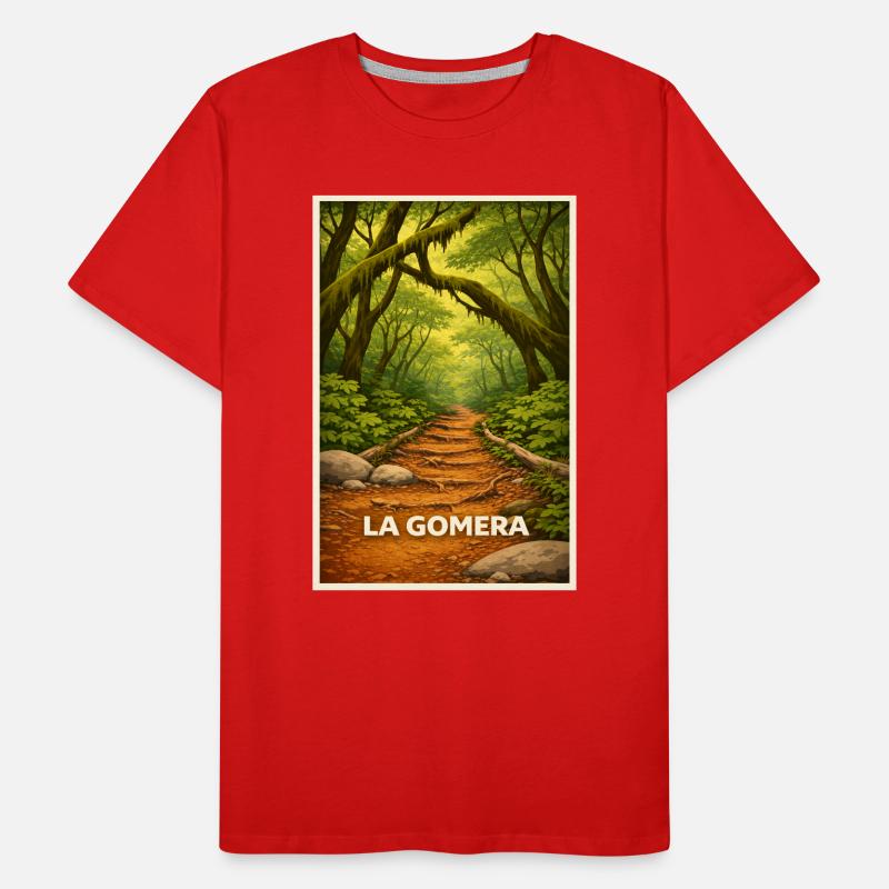 Laurel Forest Gomera Men's Premium Organic T-Shirt