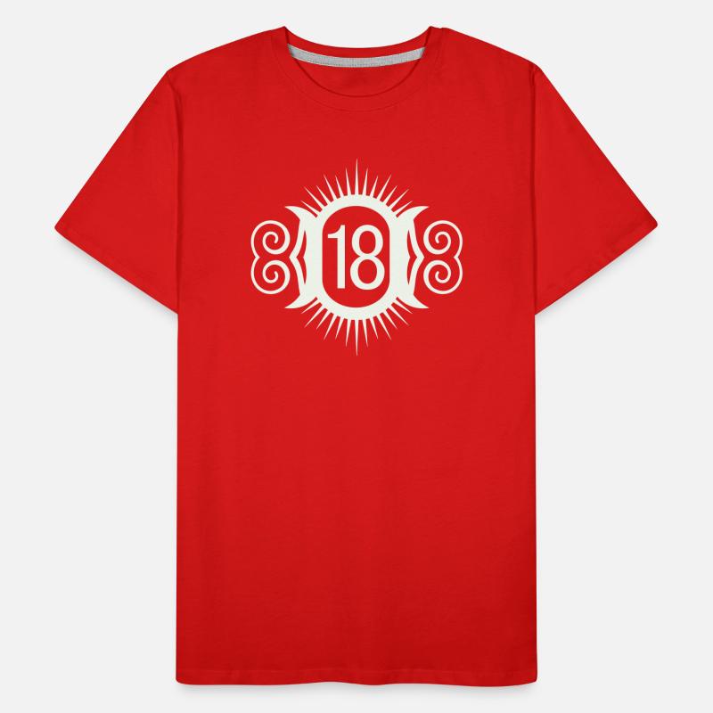 18 Männer Premium Bio T-Shirt