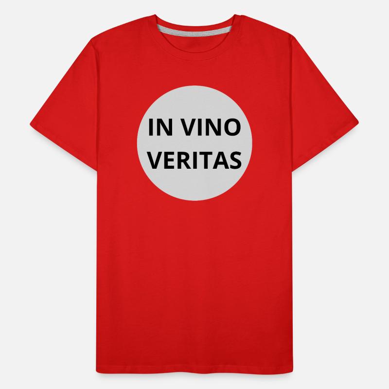 In Vino Veritas T-shirt bio Premium Homme