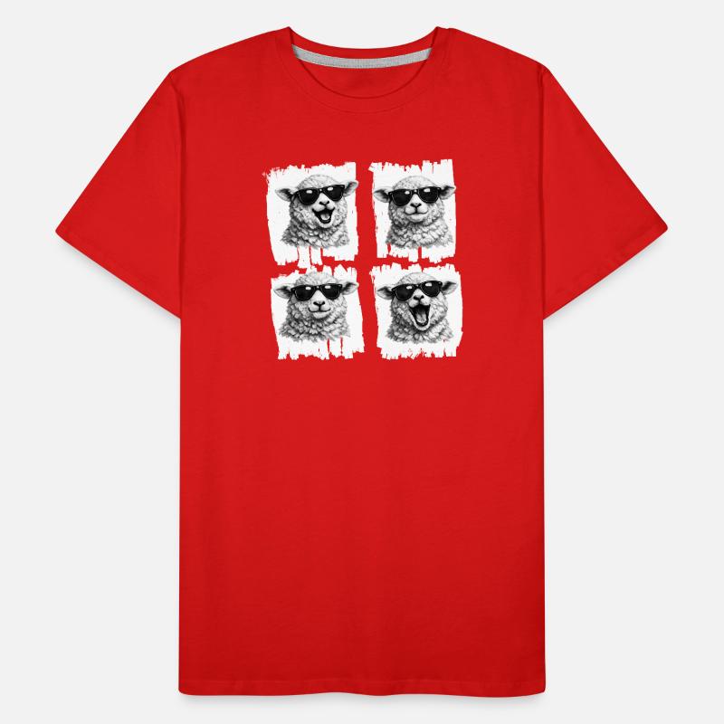 Sunglasses-Lambs Quartet Men's Premium Organic T-Shirt