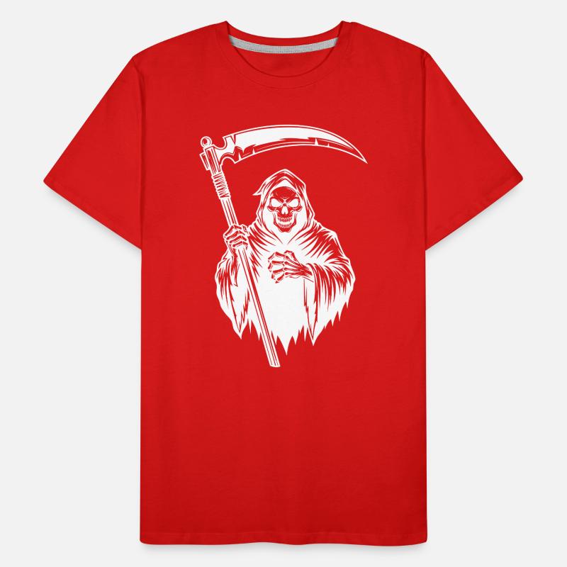 La version du Crâne du Congeon de la Faucheuse T-shirt bio Premium Homme