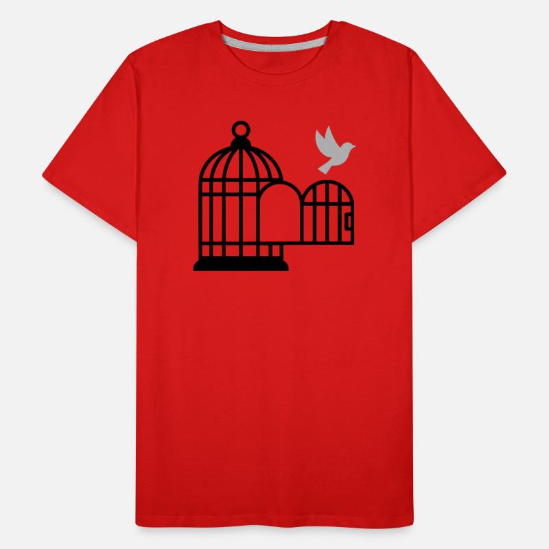 Birdcage Liberté Ouverte T-shirt bio Premium Homme