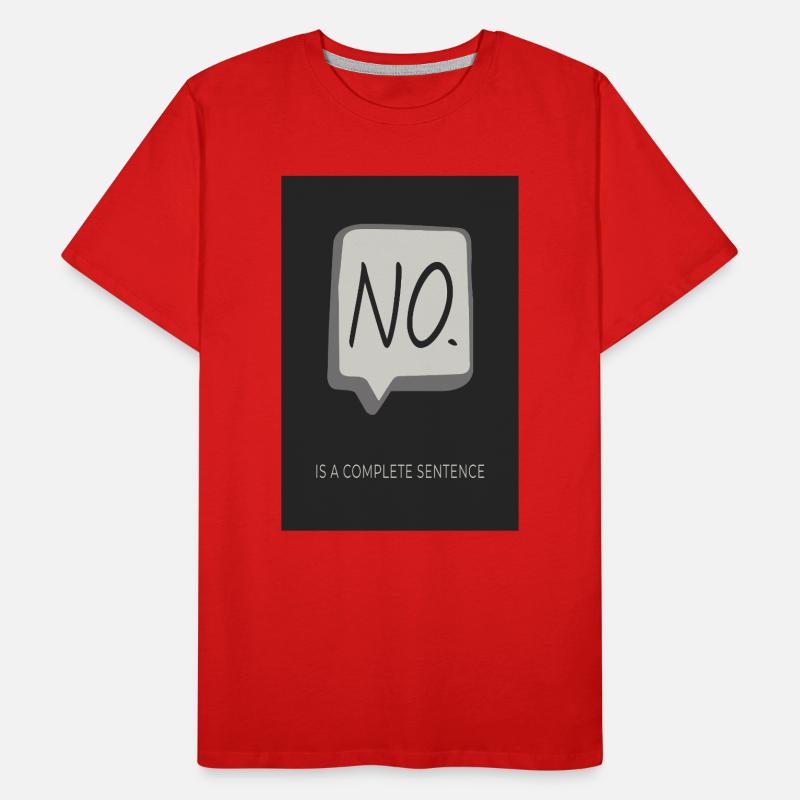 NO. is a complete set Men's Premium Organic T-Shirt