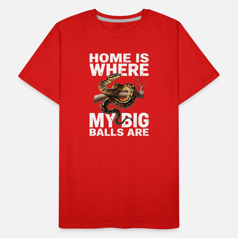 Python roi Serpents Amateurs de terrarium Python T-shirt bio Premium Homme