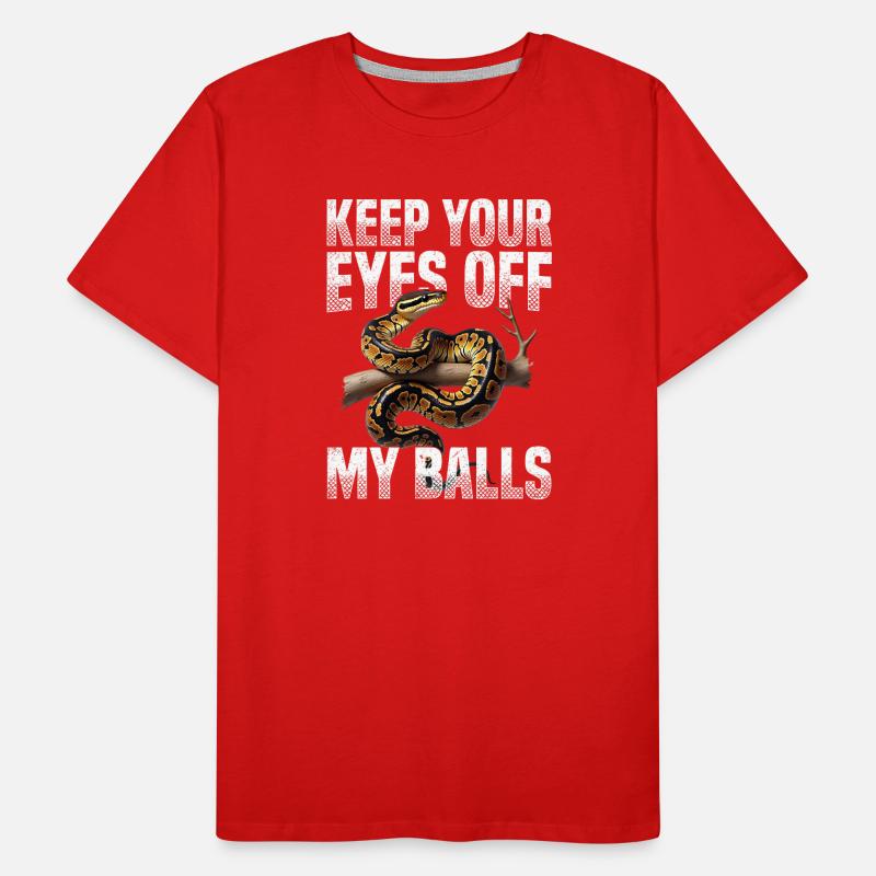 Python roi Serpents Amateurs de terrarium Python T-shirt bio Premium Homme