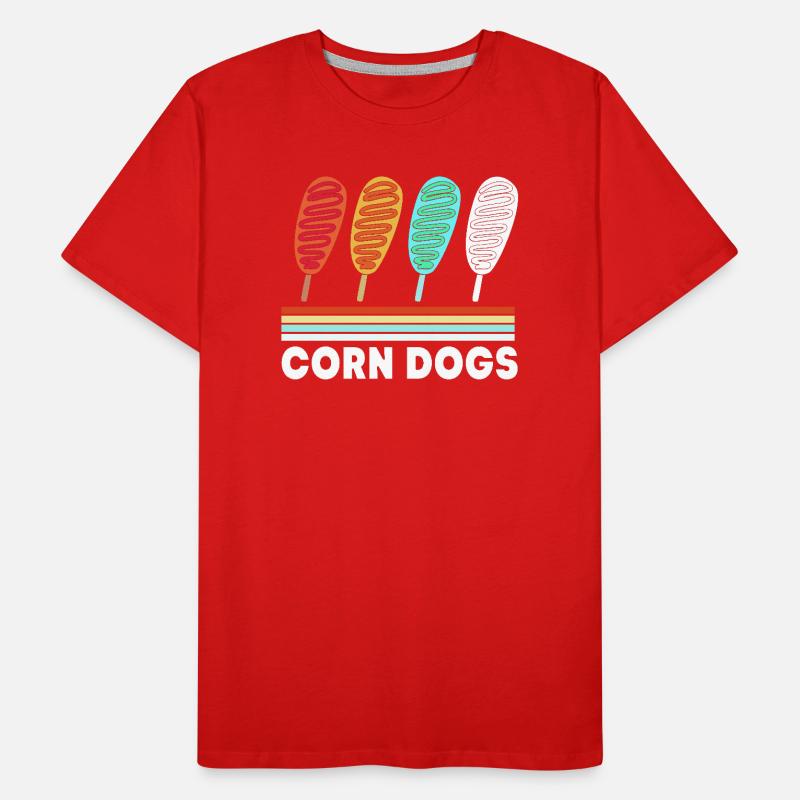 Corn Dog Männer Premium Bio T-Shirt