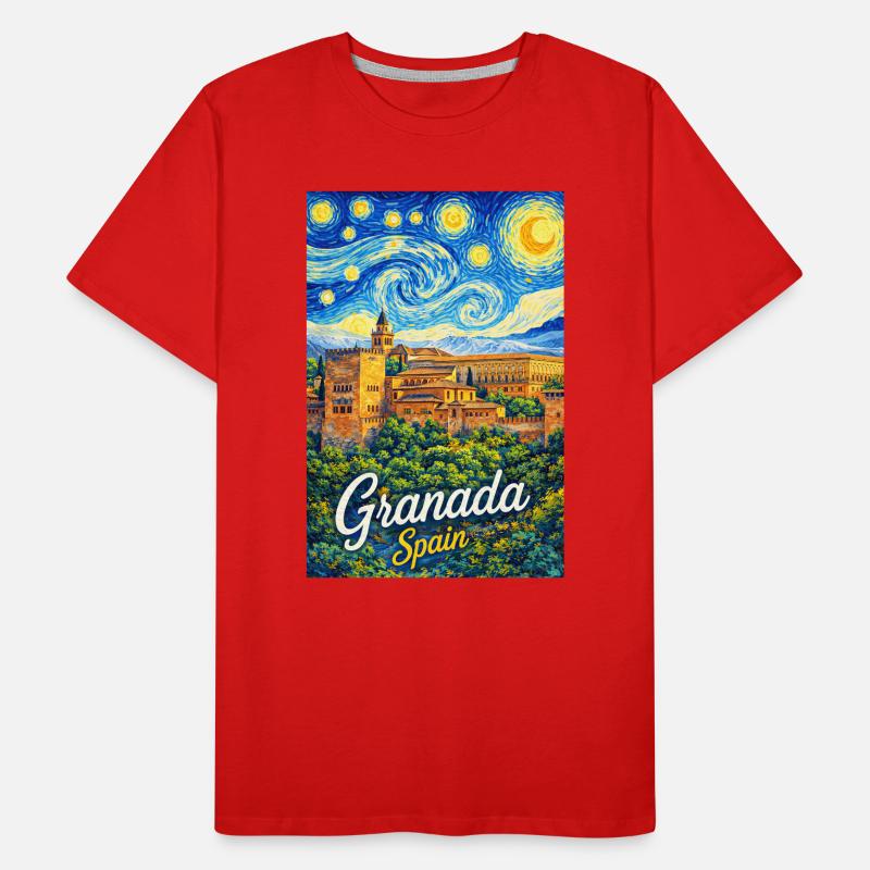 Grenade, Espagne T-shirt bio Premium Homme