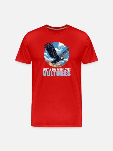 Vautour - T-shirt bio Premium Homme - rouge