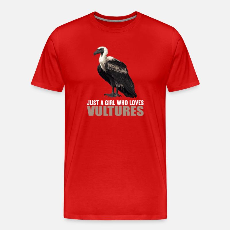 Geier - Männer Premium Bio T-Shirt - Rot