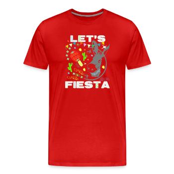 Let's Fiesta Festival - T-shirt bio Premium Homme - rouge - Devant - Damien (186cm)