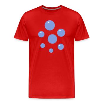 Blase - Männer Premium Bio T-Shirt - Rot - Vorne - Damien (186cm)