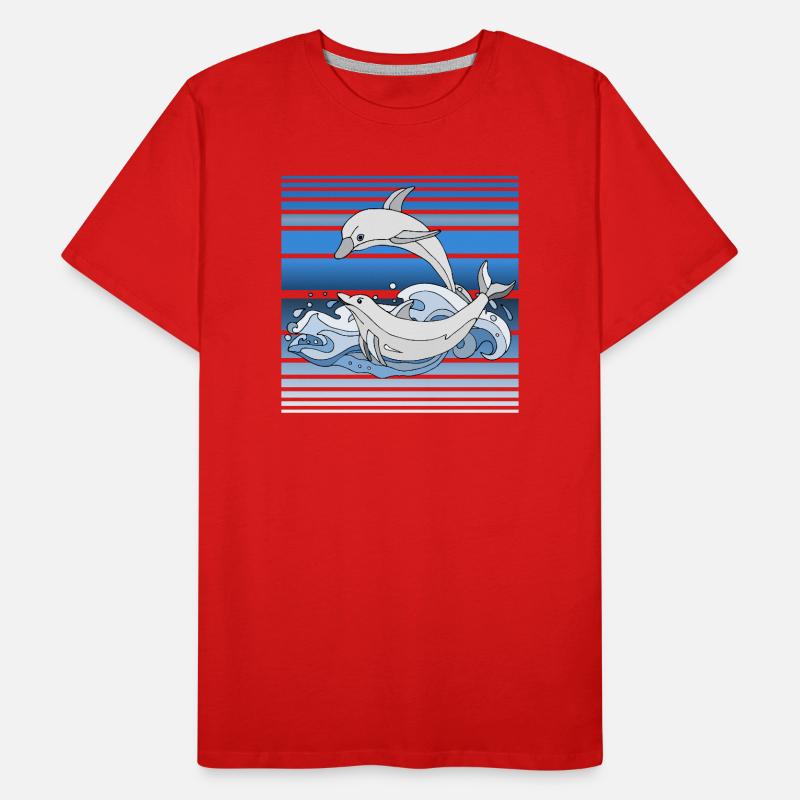 Dolphins Men's Premium Organic T-Shirt