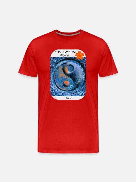 Shi Ba Shi - QiGong - Men's Premium Organic T-Shirt - red
