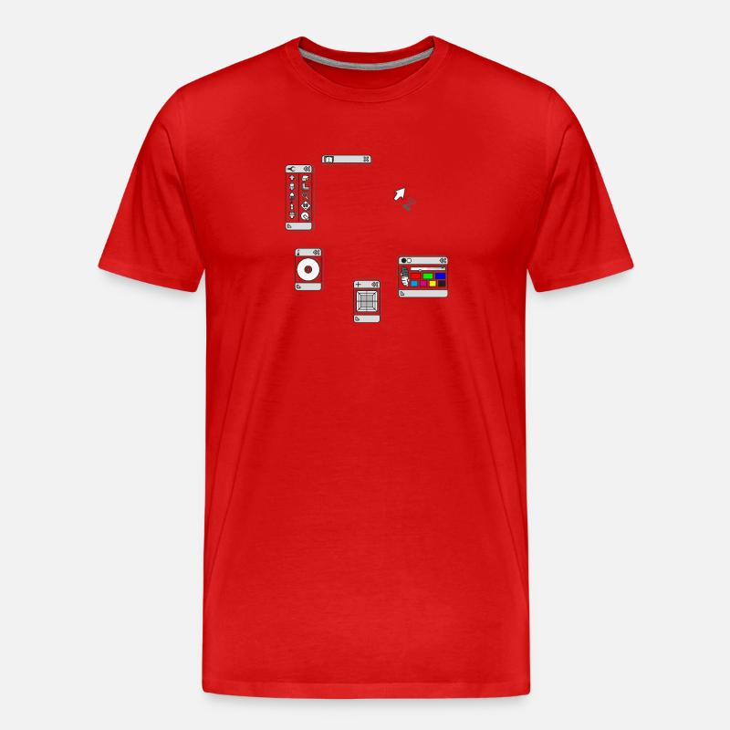 DEVISE - Men's Premium Organic T-Shirt - red