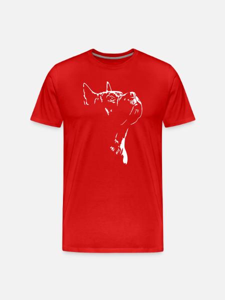 Chongqing Dog Silhouette Hunde Hund Wilsigns - Men's Premium Organic T-Shirt - red