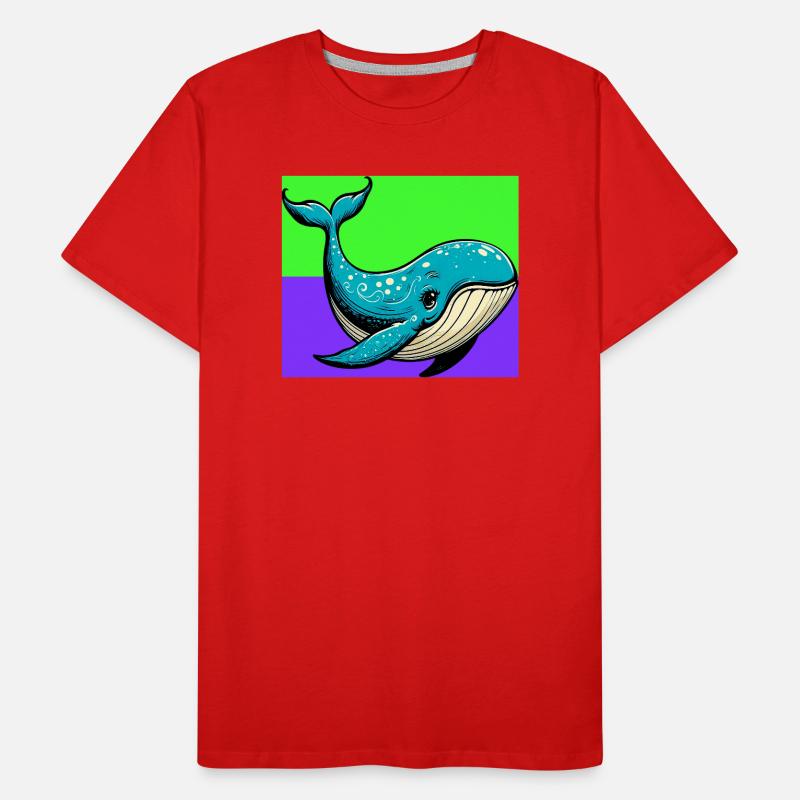 Wal Männer Premium Bio T-Shirt