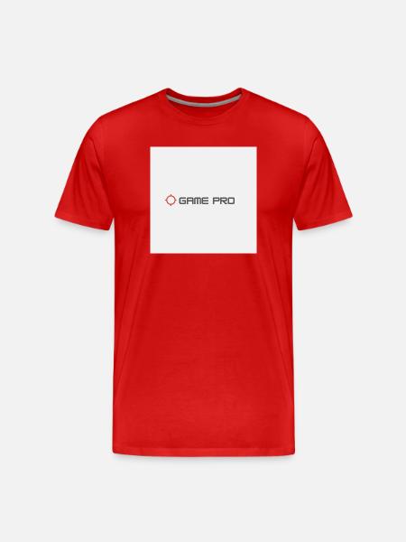 Game Pro Crosshair Logo - Men's Premium Organic T-Shirt - red