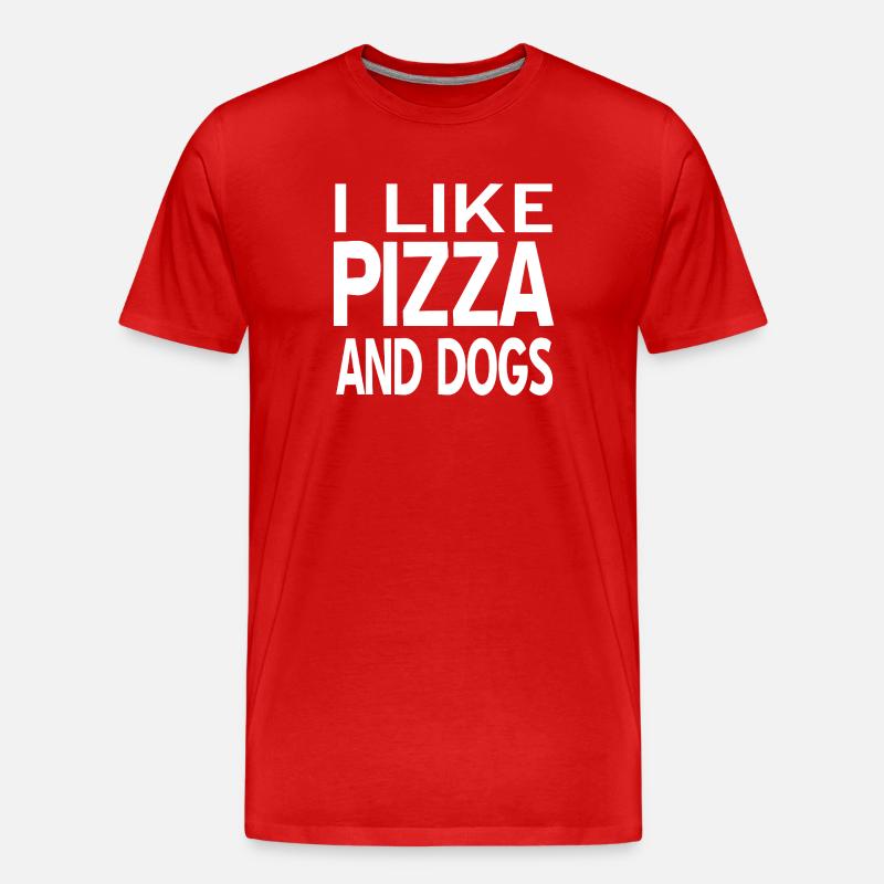 Hunde - Männer Premium Bio T-Shirt - Rot