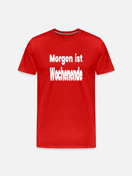 Weekend - T-shirt bio Premium Homme - rouge