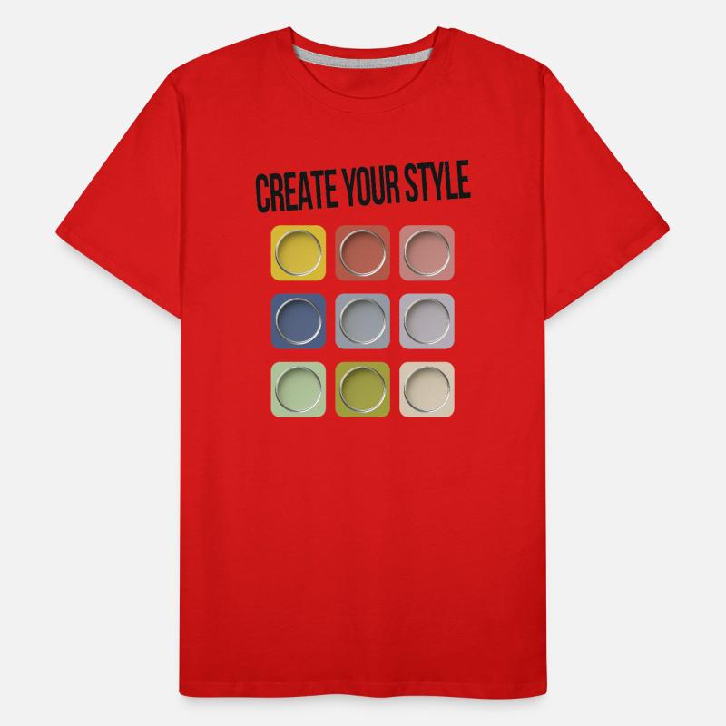 Create Your Style – Sei individuell Männer Premium Bio T-Shirt