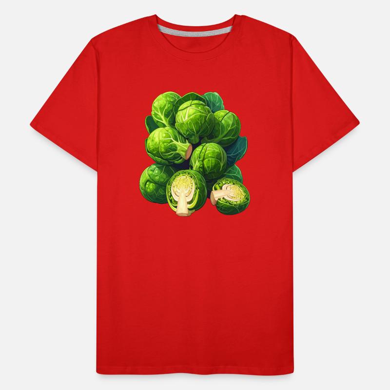 Brussels sprouts Men's Premium Organic T-Shirt